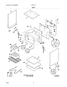05 - Body parts for Tappan Range TEF317BUB from AppliancePartsPros.com