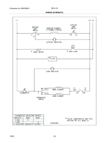 10 - Wiring Schematic parts for Tappan Range TEF317BUB from AppliancePartsPros.com