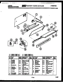 11 - Splasher Control parts for Frigidaire Range 77-4957-23-02 from AppliancePartsPros.com