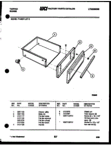 06 - Drawer Parts parts for Frigidaire Range 77-8957-00-05 from AppliancePartsPros.com