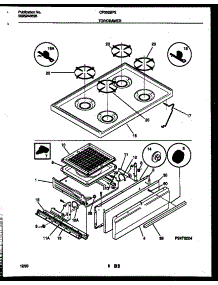05 - Cooktop And Broiler Drawer Parts parts for Frigidaire Range CP302BP2D3 from AppliancePartsPros.com
