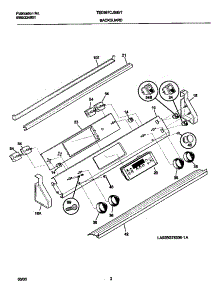02 - Control Panel parts for Frigidaire Range TED367CJB1 from AppliancePartsPros.com