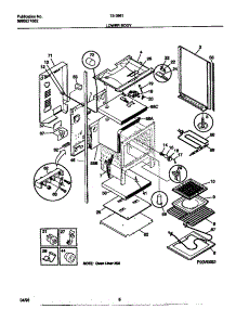 04 - Lower Body parts for Frigidaire Range 73-3951-00-04 from AppliancePartsPros.com