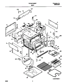 03 - Body parts for Frigidaire Range TED367CJS1 from AppliancePartsPros.com