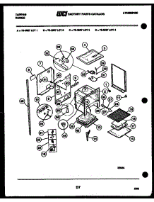 08 - Lower Body Parts parts for Frigidaire Range 73-3957-00-01 from AppliancePartsPros.com