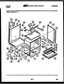 07 - Oven Body Parts parts for Frigidaire Range 76-4232-45-14 from AppliancePartsPros.com