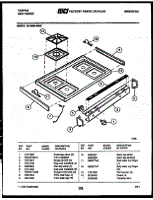 03 - Cooktop Parts parts for Frigidaire Range 76-4960-00-01 from AppliancePartsPros.com