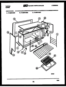 07 - Upper Body Parts parts for Frigidaire Range 73-3957-00-05 from AppliancePartsPros.com