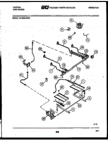 05 - Burner, Manifold And Gas Control parts for Frigidaire Range 76-4960-00-01 from AppliancePartsPros.com