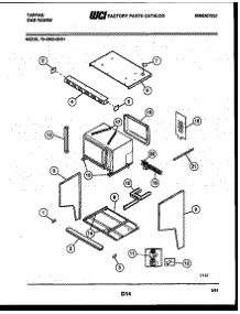 09 - Upper Body Parts parts for Frigidaire Range 76-4960-00-01 from AppliancePartsPros.com