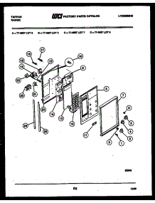 07 - Control Panel parts for Frigidaire Range 77-4957-08-08 from AppliancePartsPros.com