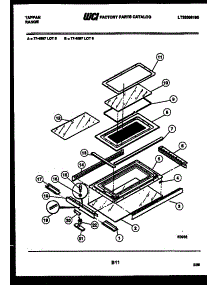 05 - Top Door Parts parts for Frigidaire Range 77-4987-00-05 from AppliancePartsPros.com