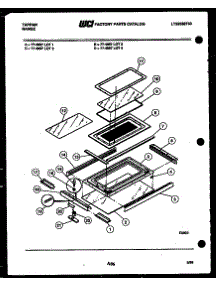 05 - Top Door Parts parts for Frigidaire Range 77-4987-00-04 from AppliancePartsPros.com