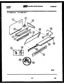 07 - Splasher Control parts for Frigidaire Range 77-4987-00-05 from AppliancePartsPros.com