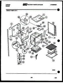 04 - Lower Body Parts parts for Frigidaire Range 77-8957-23-05 from AppliancePartsPros.com