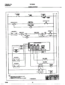06 - Wiring Diagram parts for Frigidaire Range TEF365BEWA from AppliancePartsPros.com