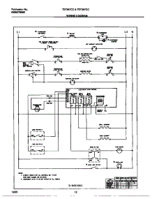 07 - Wiring Diagram parts for Frigidaire Range TEF367CCTB from AppliancePartsPros.com