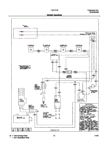 13 - Wiring Diagram parts for Tappan Range TGF317BWA from AppliancePartsPros.com