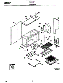 05 - Upper Body parts for Frigidaire Range TEO356BFW1 from AppliancePartsPros.com