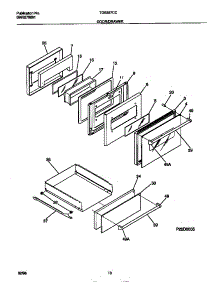 05 - Door / Drawer parts for Frigidaire Oven TGB557CCS2 from AppliancePartsPros.com