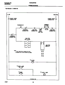 07 - Wiring Diagram parts for Frigidaire Range TGF334WFSB from AppliancePartsPros.com