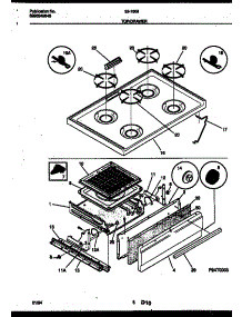 05 - Cooktop And Broiler Drawer Parts parts for Frigidaire Range 32-1009-00-11 from AppliancePartsPros.com