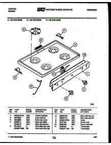 03 - Cooktop Parts parts for Frigidaire Range 32-1019-00-03 from AppliancePartsPros.com