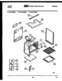 07 - Body Parts parts for Frigidaire Range 32-1019-00-03 from AppliancePartsPros.com