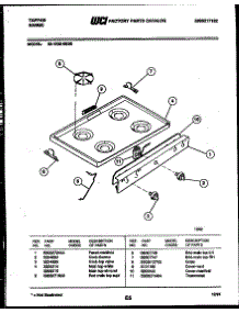 03 - Cooktop Parts parts for Frigidaire Range 32-1039-00-06 from AppliancePartsPros.com