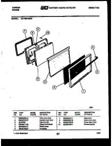 05 - Door Parts parts for Frigidaire Range 32-1039-00-06 from AppliancePartsPros.com