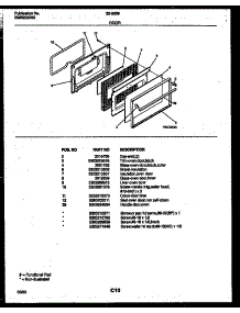 06 - Door Parts parts for Frigidaire Range 32-2639-00-07 from AppliancePartsPros.com