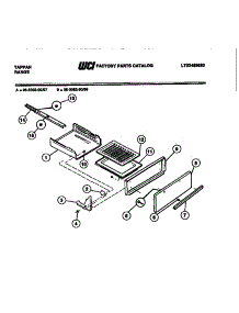07 - Broiler Drawer Parts parts for Frigidaire Range 36-3052-00-08 from AppliancePartsPros.com