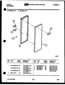07 - Panel Compartment parts for Frigidaire Range 36-3032-66-06 from AppliancePartsPros.com
