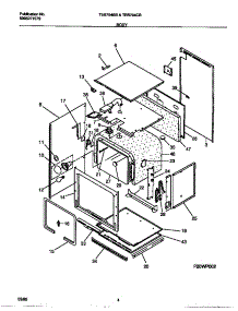 03 - Body parts for Frigidaire Oven TEB794BBBB from AppliancePartsPros.com