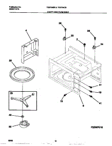 07 - Cavity And Turntable parts for Frigidaire Oven TEB794BBBB from AppliancePartsPros.com
