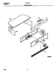 02 - Control Panel parts for Frigidaire Oven TEB554CFBA from AppliancePartsPros.com
