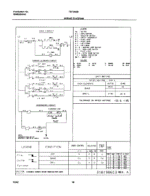 10 - Wiring Diagram parts for Tappan Range TEF242BW1 from AppliancePartsPros.com