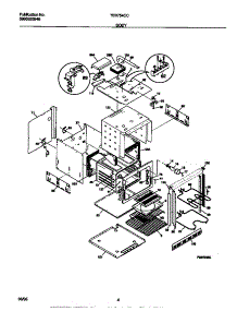 03 - Body parts for Frigidaire Oven TEB754CCS3 from AppliancePartsPros.com