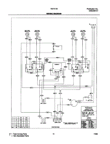 11 - Wiring Diagram parts for Tappan Range TEF317BWA from AppliancePartsPros.com
