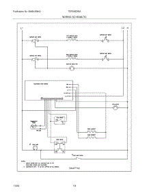 10 - Wiring Schematic parts for Tappan Range TEF350DWA from AppliancePartsPros.com
