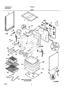 05 - Body parts for Tappan Range TEF353ASE from AppliancePartsPros.com