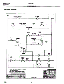 06 - Wiring Diagram parts for Frigidaire Range TEF357BCWD from AppliancePartsPros.com