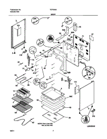 05 - Body parts for Tappan Range TEF364ASA from AppliancePartsPros.com