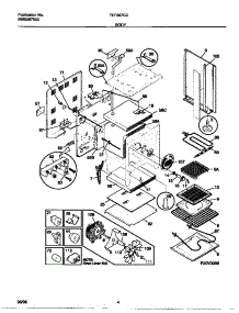 03 - Body parts for Frigidaire Range TEF387CCSC from AppliancePartsPros.com