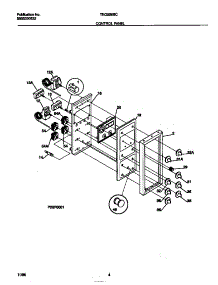 03 - Control Panel parts for Frigidaire Range TEO356BCDD from AppliancePartsPros.com