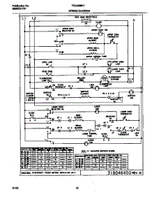 09 - Wiring Diagram parts for Frigidaire Range TEO356BHD2 from AppliancePartsPros.com