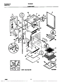 04 - Lower Body parts for Frigidaire Range TEO353SCDB from AppliancePartsPros.com