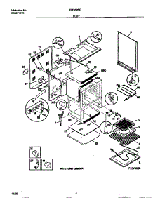03 - Body parts for Frigidaire Range TEF352SCDB from AppliancePartsPros.com