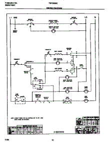 06 - Wiring Diagram parts for Frigidaire Range TEF350SCWB from AppliancePartsPros.com