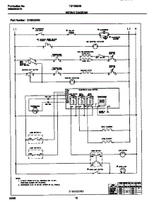 06 - Wiring Diagram parts for Frigidaire Range TEF362BBBA from AppliancePartsPros.com